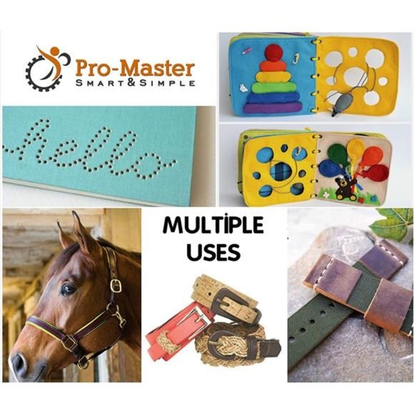 Professional Leather Hole Puncher – Leather Punch Tool for Belts, Watch Bands - Picture 3 of 6